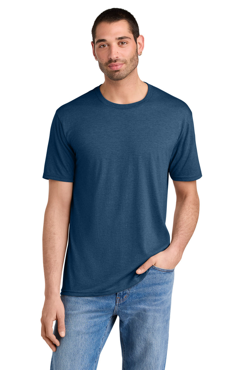 District  Perfect TriTee - Heathered Neptune Blue