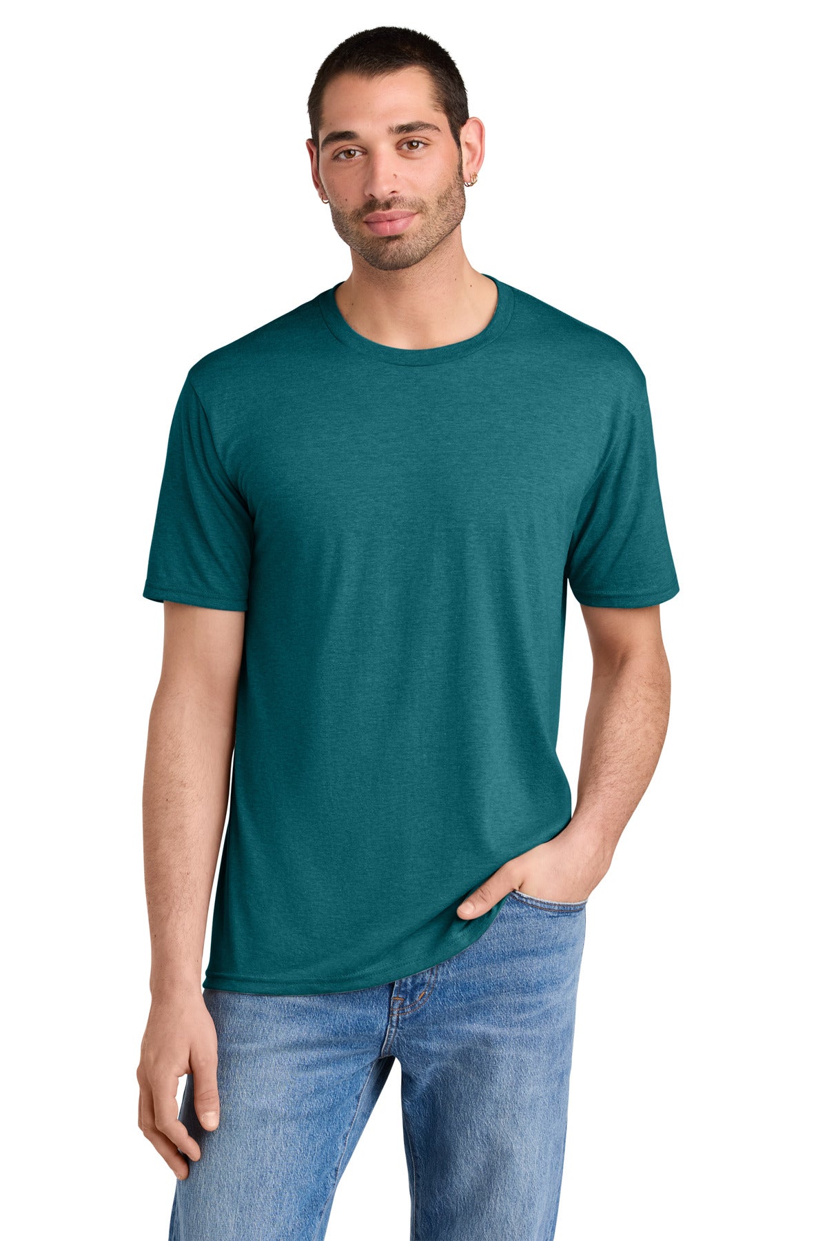 District  Perfect TriTee - Heathered Teal