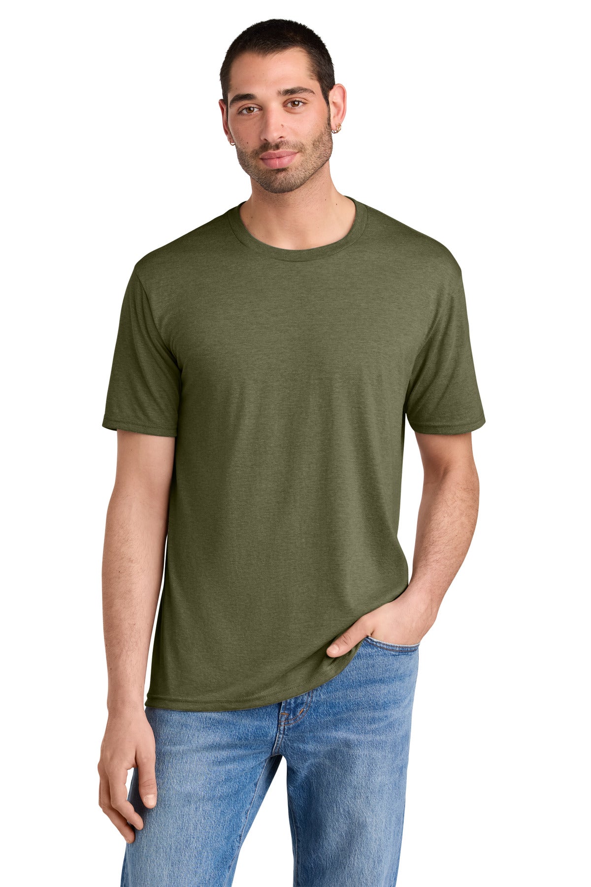 District  Perfect TriTee - Military Green Frost