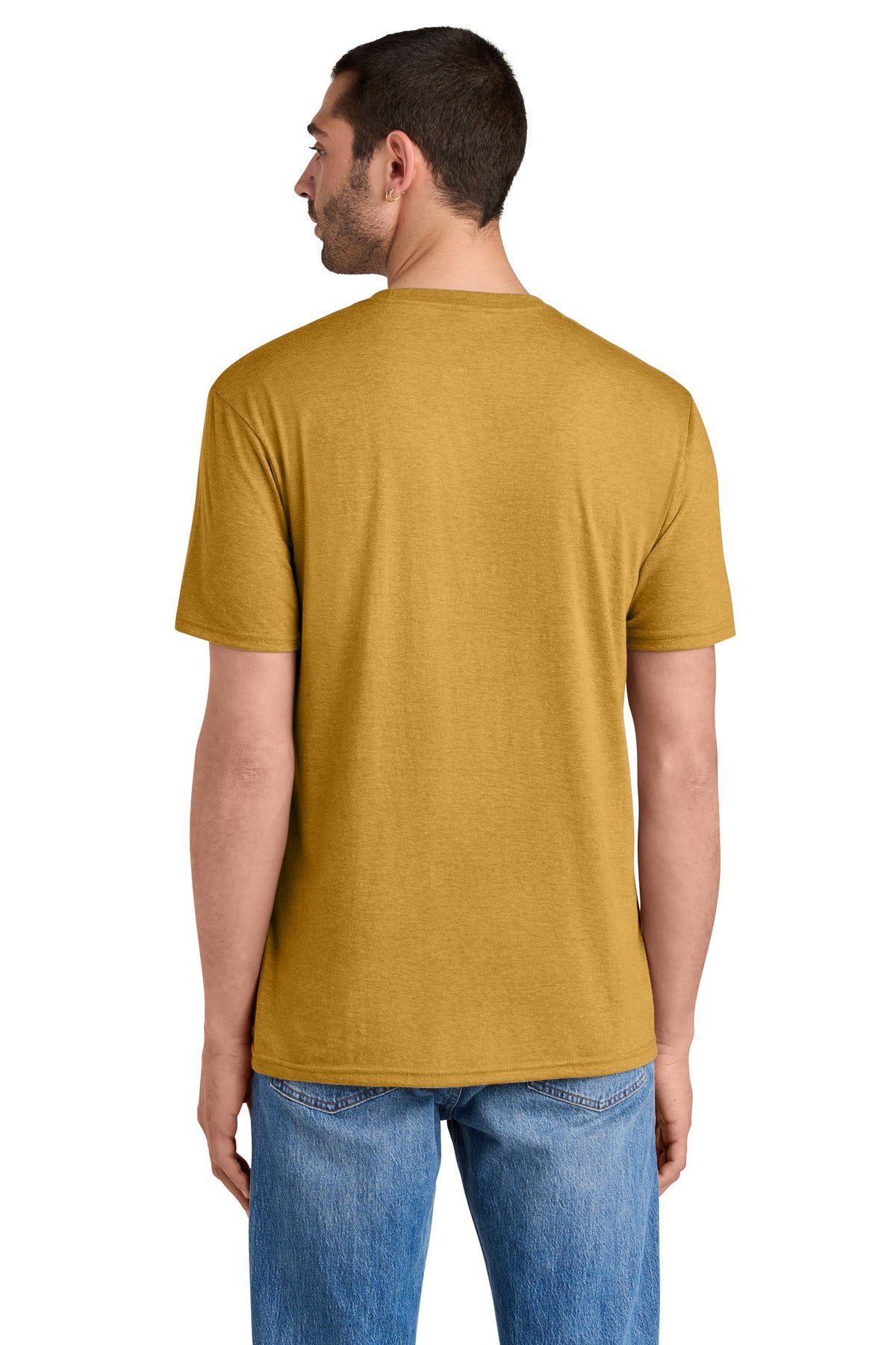 District  Perfect TriTee - Ochre Yellow Heather