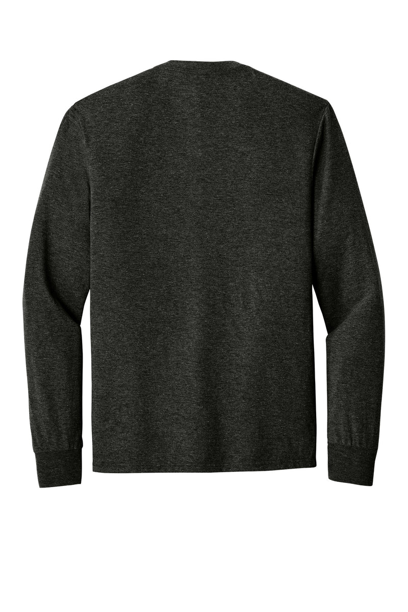 District Perfect Tri Long Sleeve Tee - Black Frost