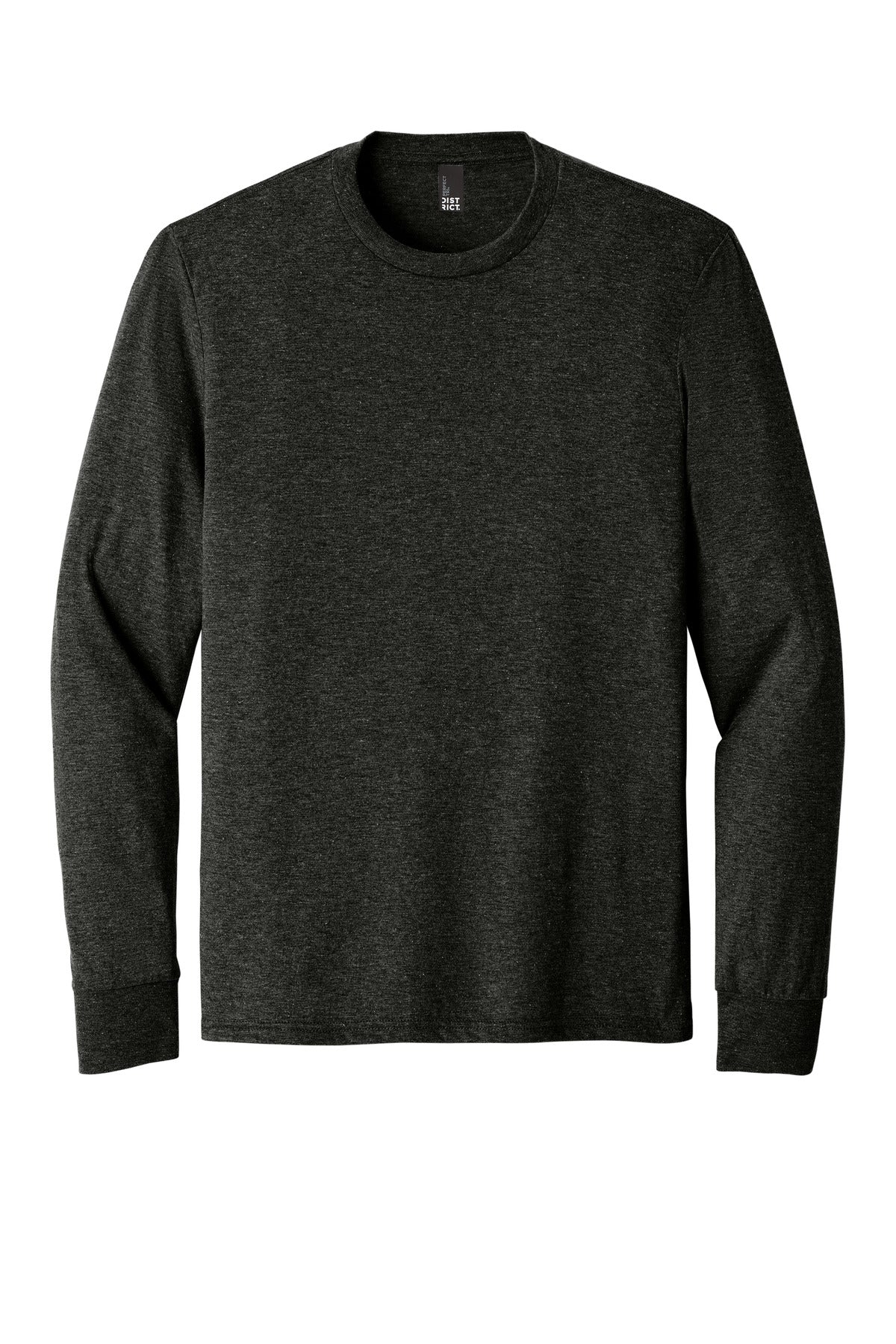 District Perfect Tri Long Sleeve Tee - Black Frost