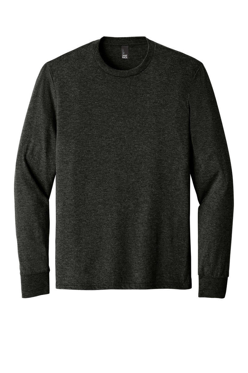 District Perfect Tri Long Sleeve Tee - Black Frost