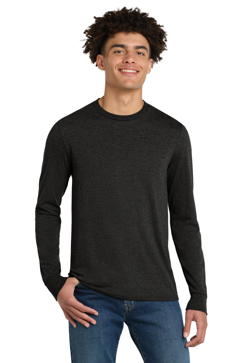 District Perfect Tri Long Sleeve Tee - Black Frost