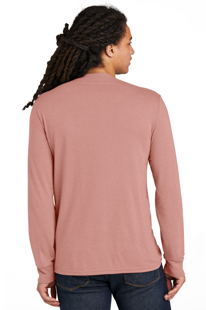 District Perfect Tri Long Sleeve Tee - Blush Frost