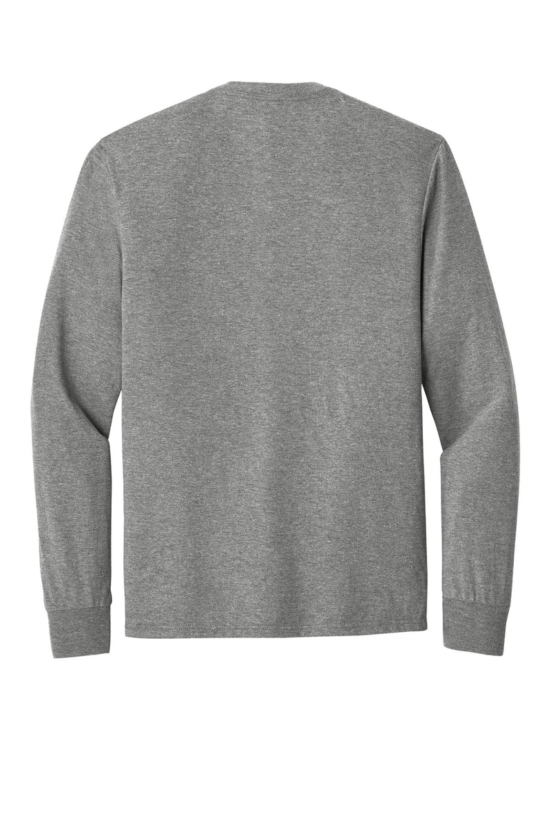 District Perfect Tri Long Sleeve Tee - Grey Frost