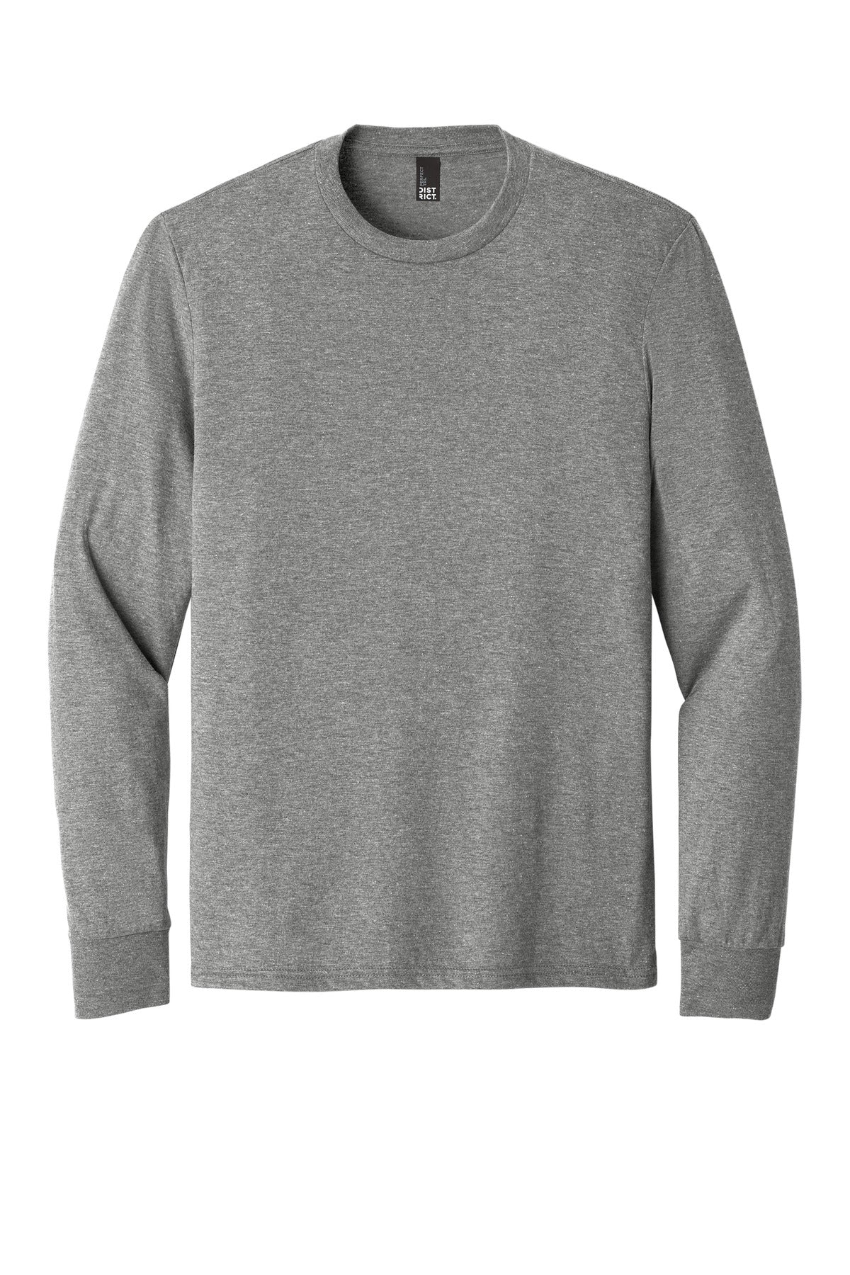 District Perfect Tri Long Sleeve Tee - Grey Frost