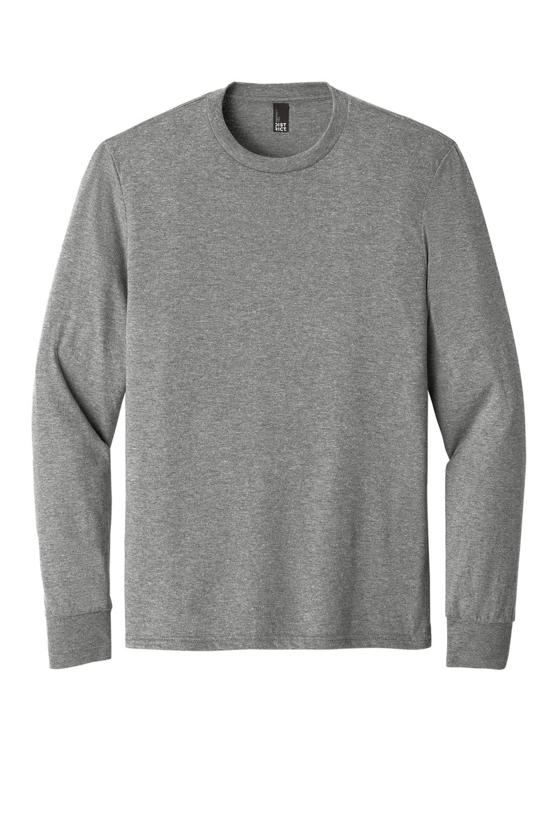 District Perfect Tri Long Sleeve Tee - Grey Frost