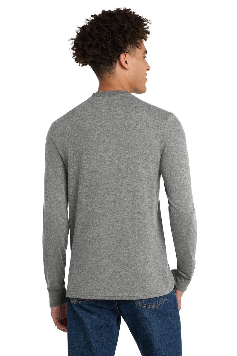 District Perfect Tri Long Sleeve Tee - Grey Frost