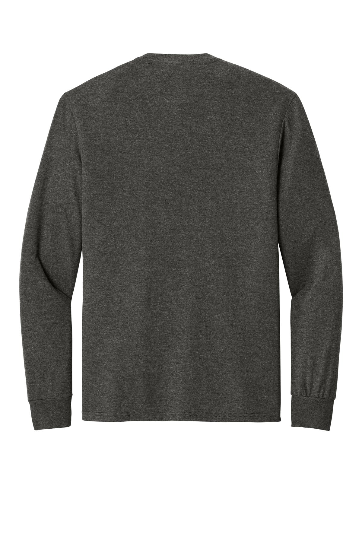 District Perfect Tri Long Sleeve Tee - Heathered Charcoal