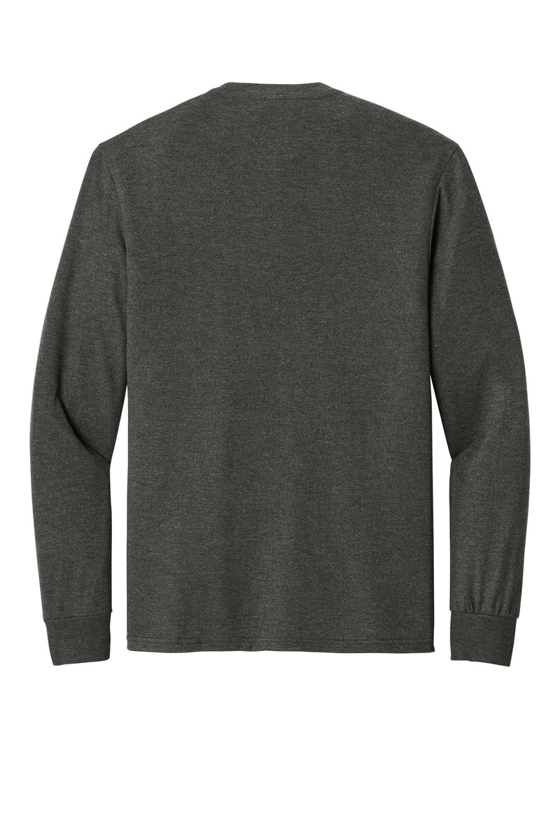 District Perfect Tri Long Sleeve Tee - Heathered Charcoal