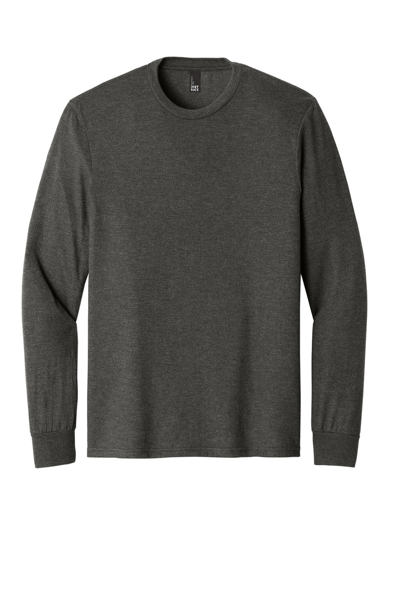 District Perfect Tri Long Sleeve Tee - Heathered Charcoal