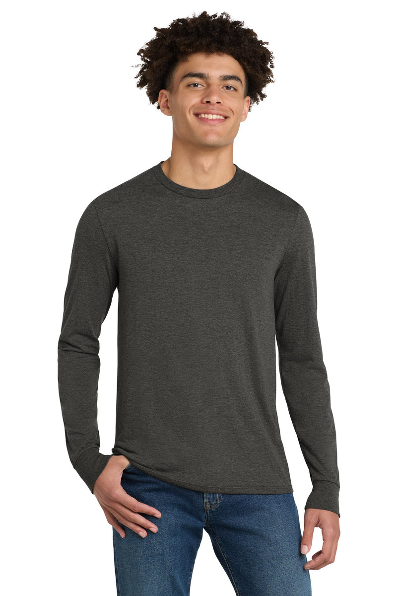 District Perfect Tri Long Sleeve Tee - Heathered Charcoal