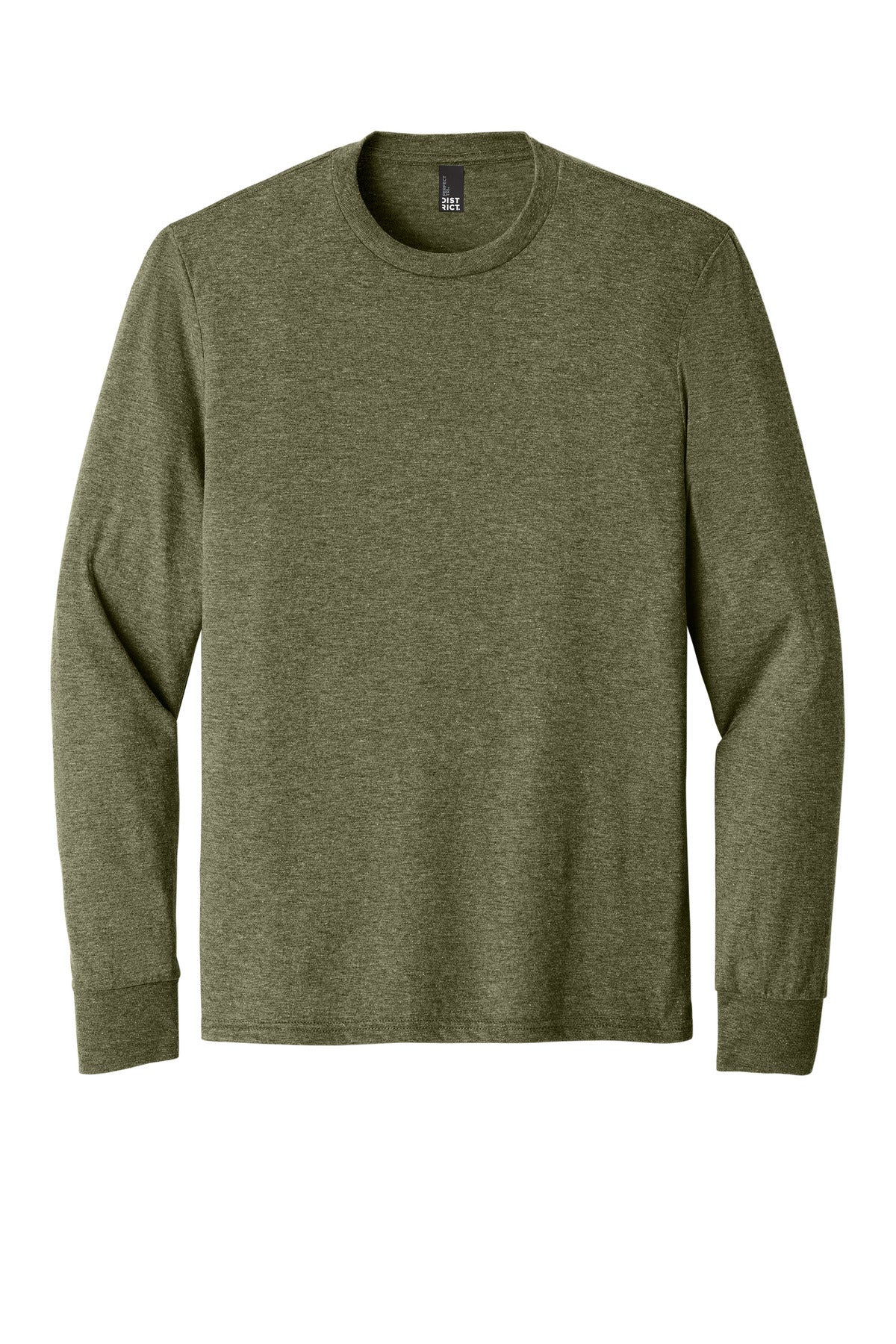 District Perfect Tri Long Sleeve Tee - Military Green Frost