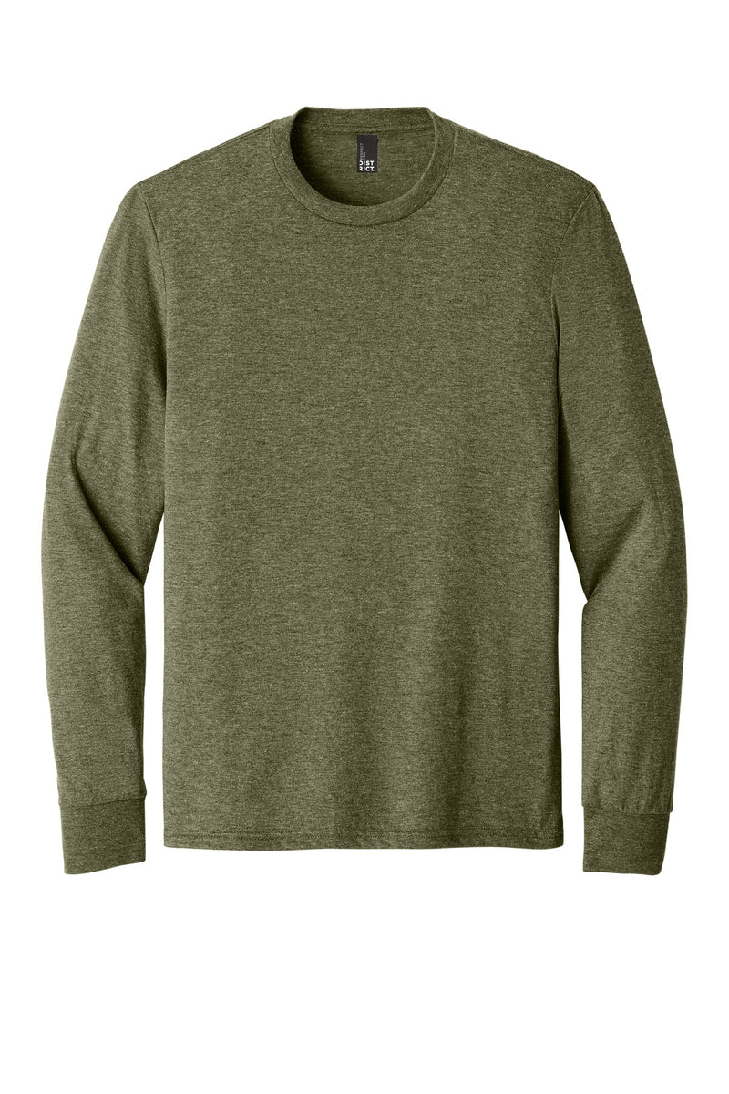 District Perfect Tri Long Sleeve Tee - Military Green Frost