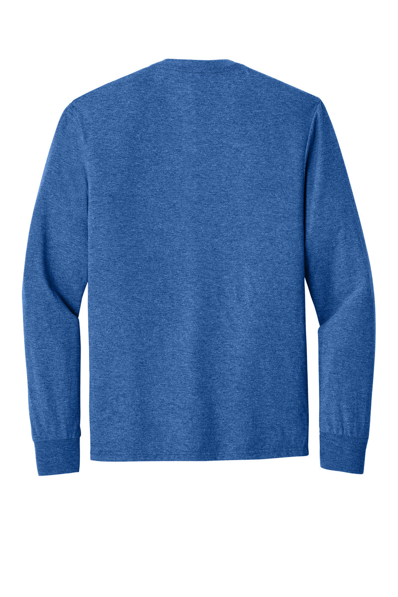 District Perfect Tri Long Sleeve Tee - Royal Frost