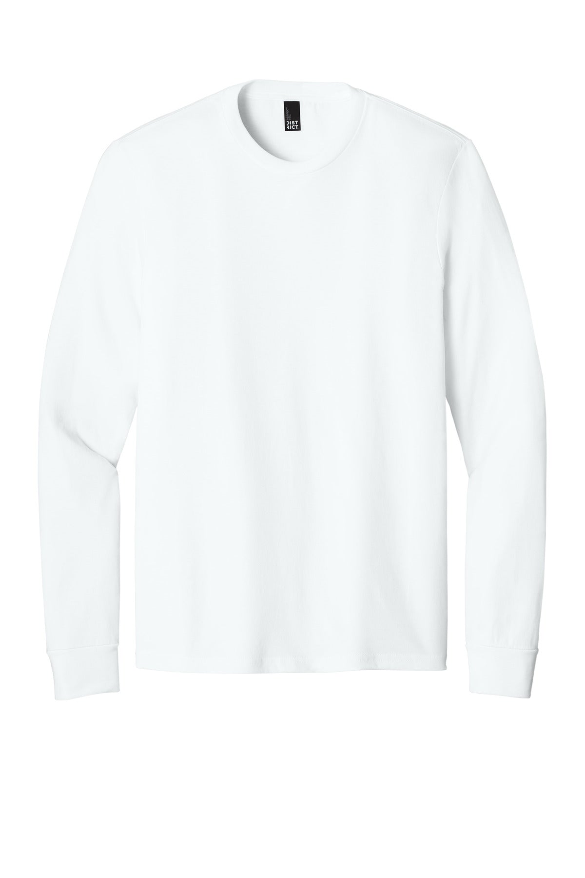 District Perfect Tri Long Sleeve Tee - White