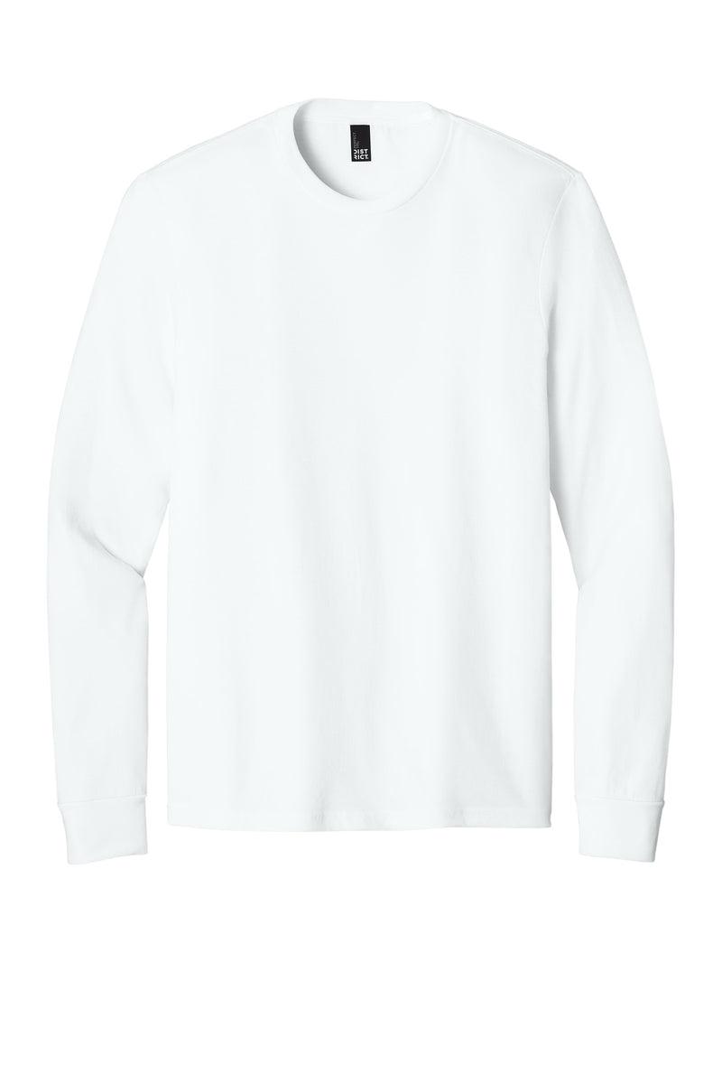 District Perfect Tri Long Sleeve Tee - White
