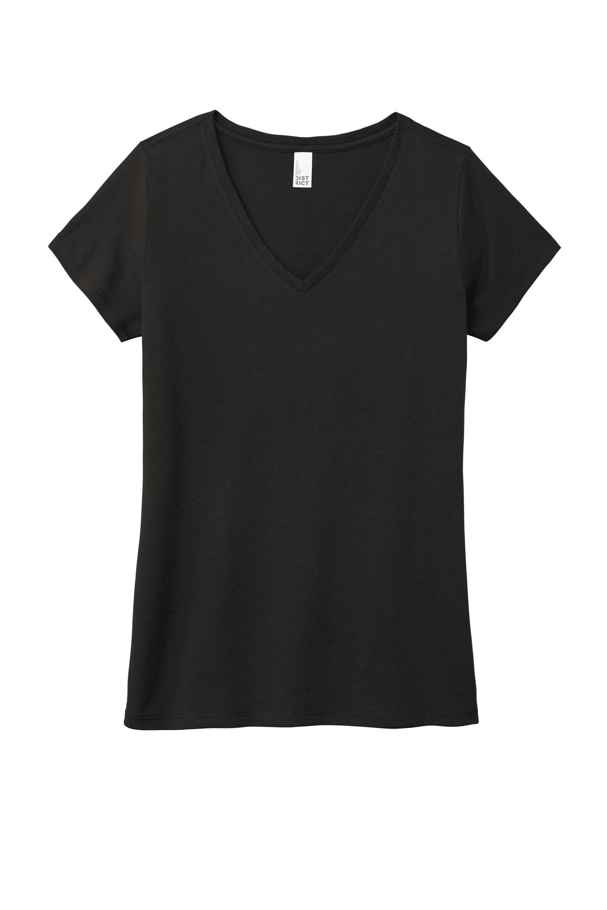 District Women's Perfect Tri V-Neck Tee - Black