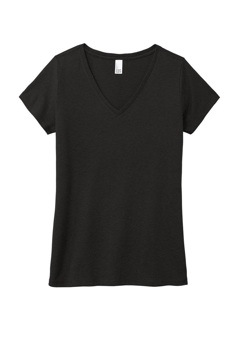 District Women's Perfect Tri V-Neck Tee - Black