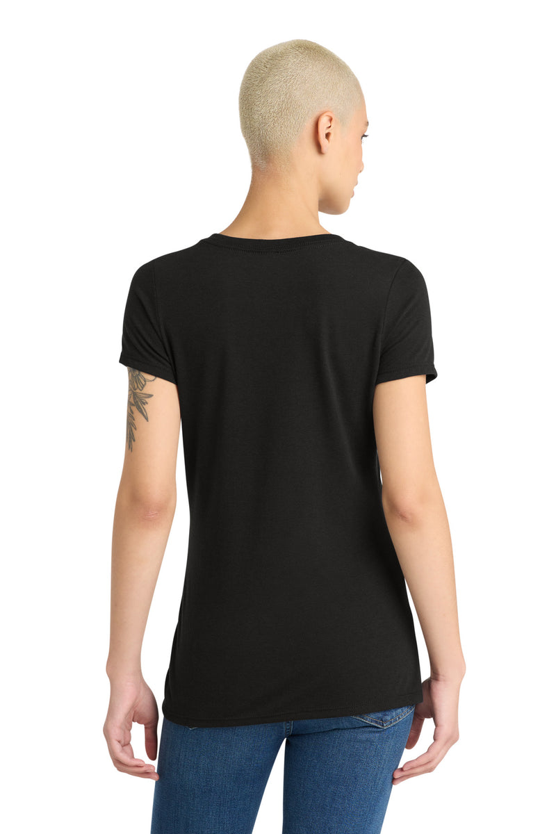 District Women's Perfect Tri V-Neck Tee - Black
