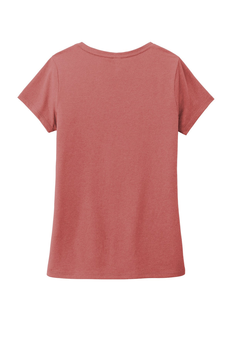 District Women's Perfect Tri V-Neck Tee - Blush Frost