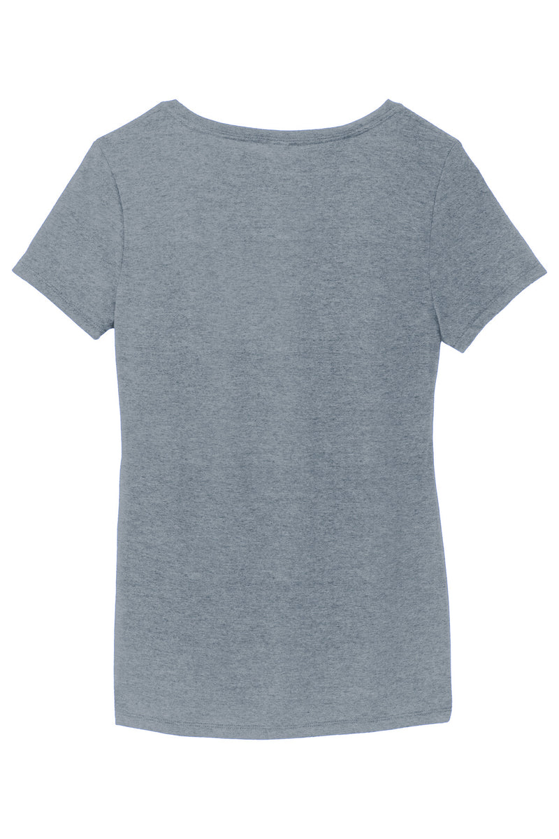 District Women's Perfect Tri V-Neck Tee - Flint Blue Heather