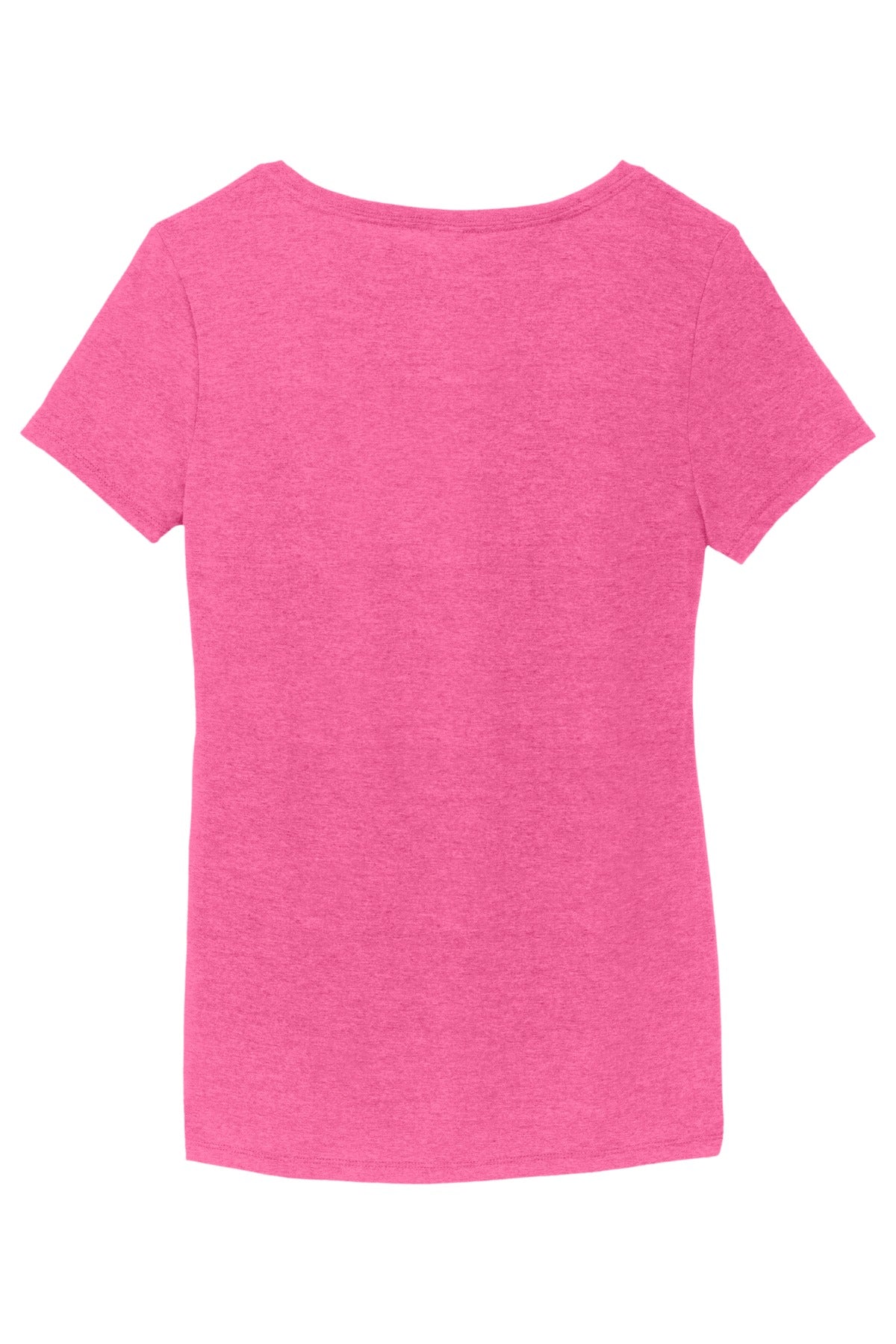 District Women's Perfect Tri V-Neck Tee - Fuchsia Frost