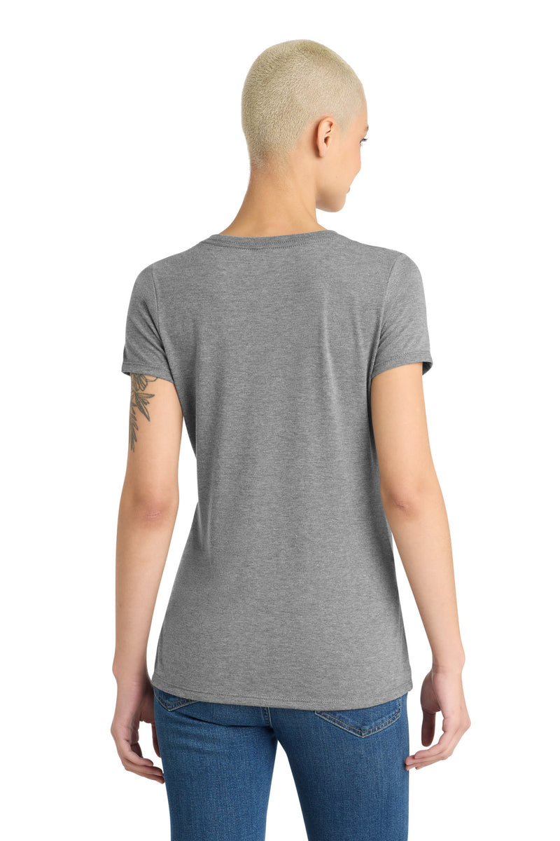 District Women's Perfect Tri V-Neck Tee - Grey Frost