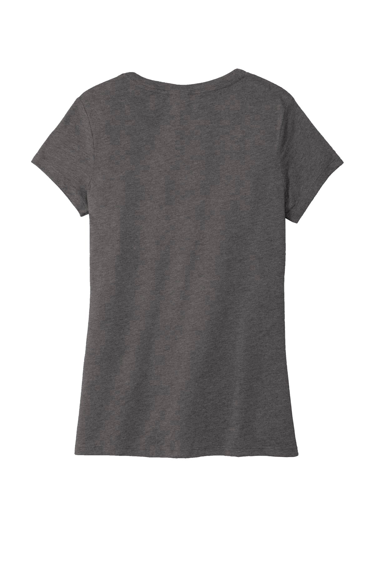 District Women's Perfect Tri V-Neck Tee - Heathered Charcoal