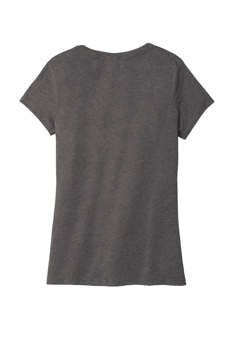 District Women's Perfect Tri V-Neck Tee - Heathered Charcoal