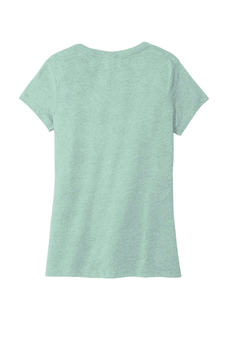District Women's Perfect Tri V-Neck Tee - Heathered Dusty Sage
