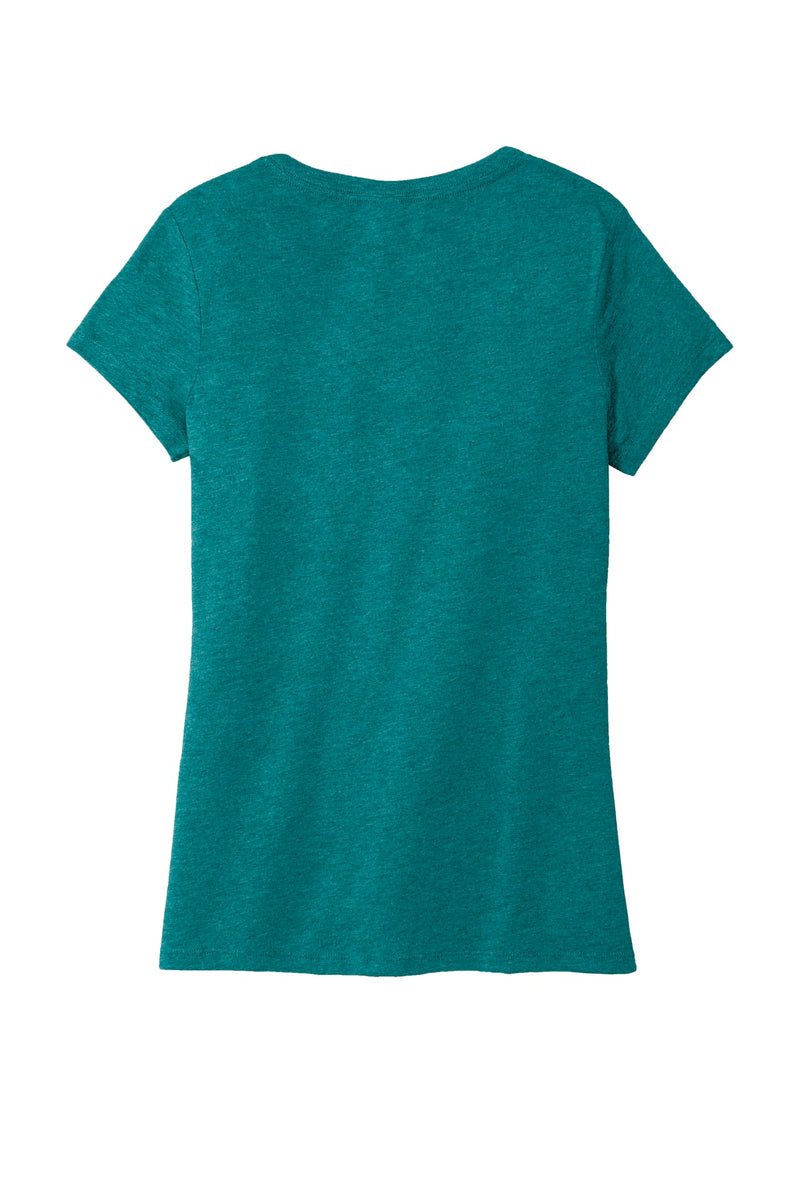District Women's Perfect Tri V-Neck Tee - Heathered Teal