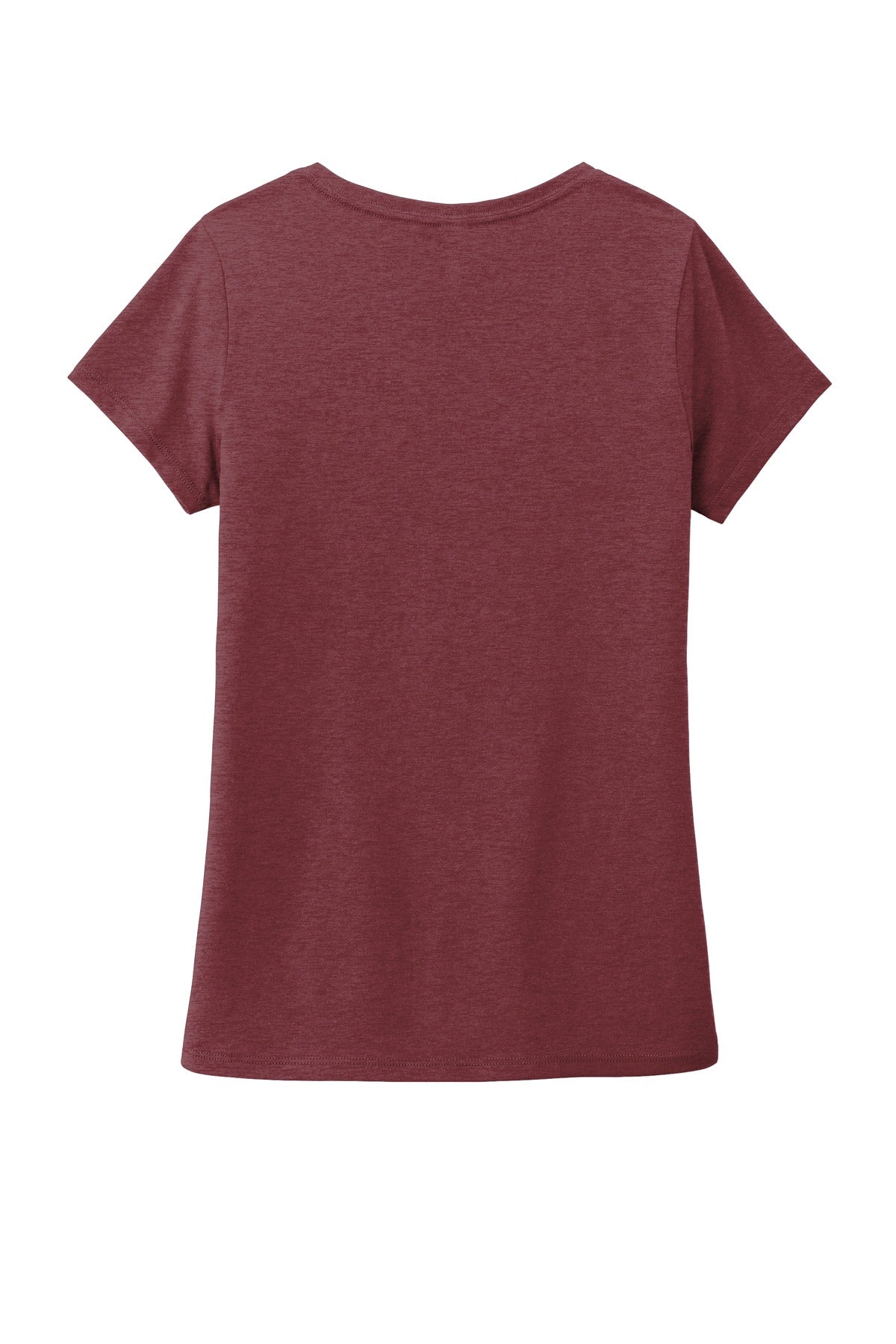 District Women's Perfect Tri V-Neck Tee - Maroon Frost