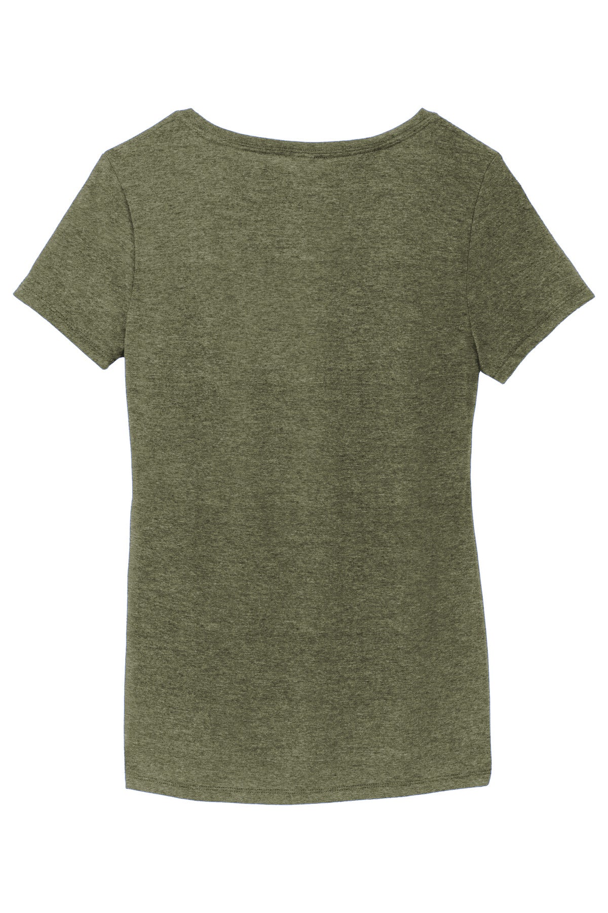 District Women's Perfect Tri V-Neck Tee - Military Green Frost