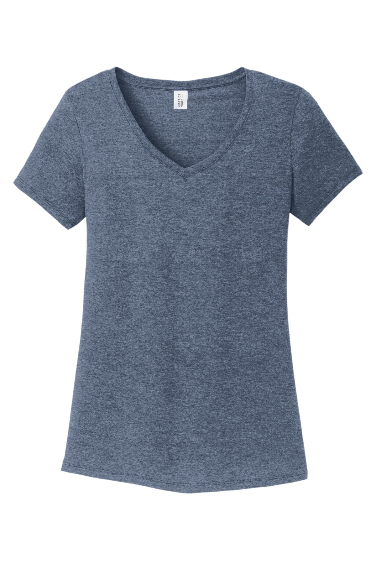 District Women's Perfect Tri V-Neck Tee - Navy Frost