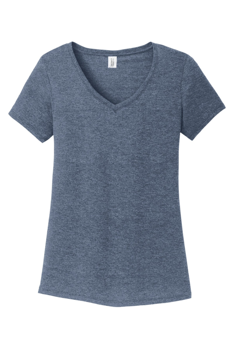 District Women's Perfect Tri V-Neck Tee - Navy Frost
