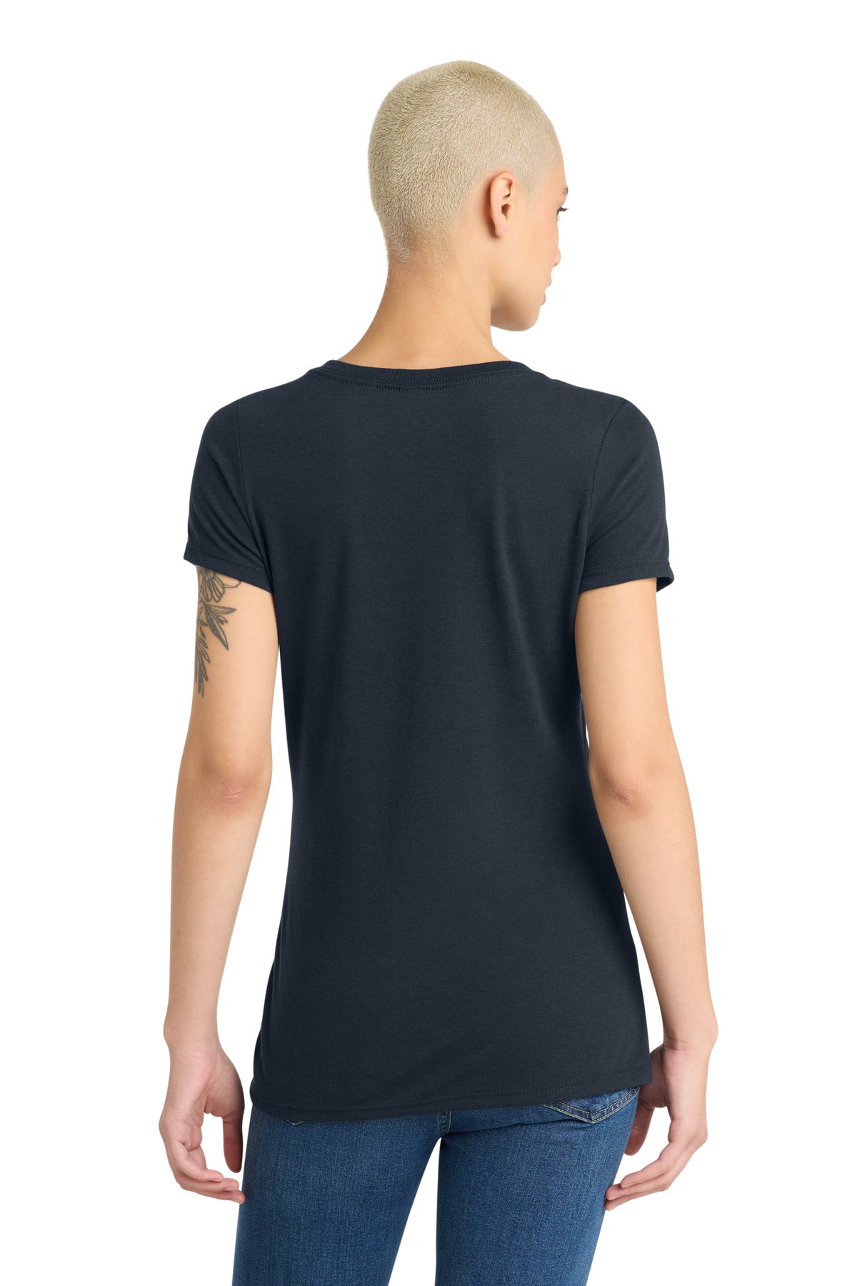 District Women's Perfect Tri V-Neck Tee - New Navy