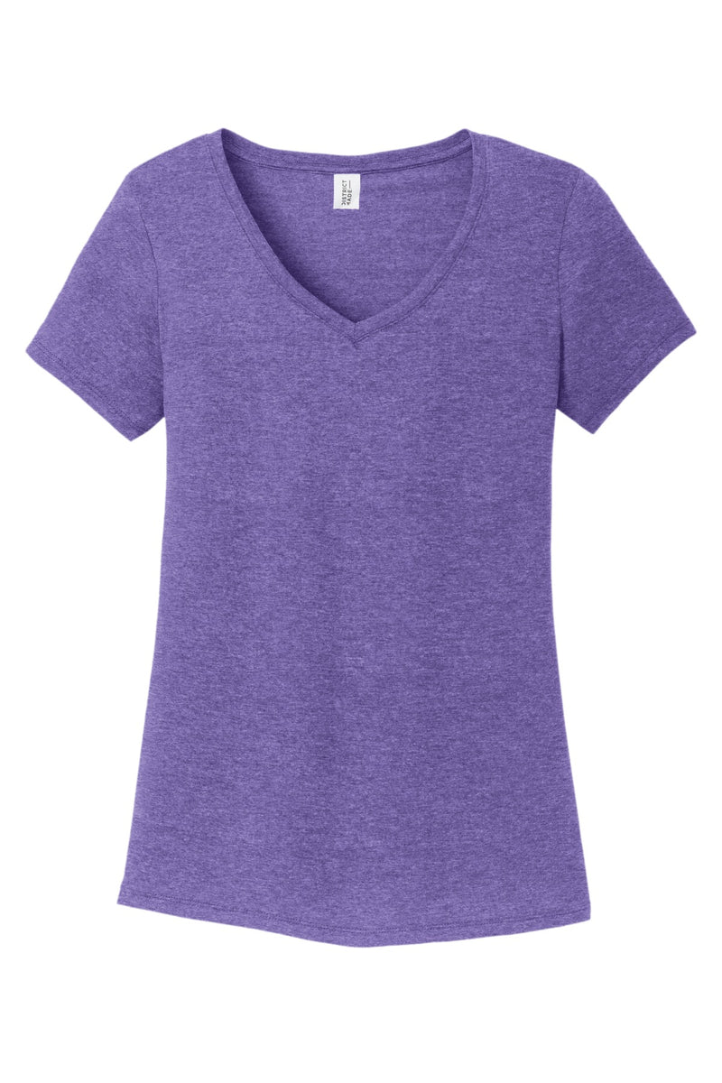 District Women's Perfect Tri V-Neck Tee - Purple Frost