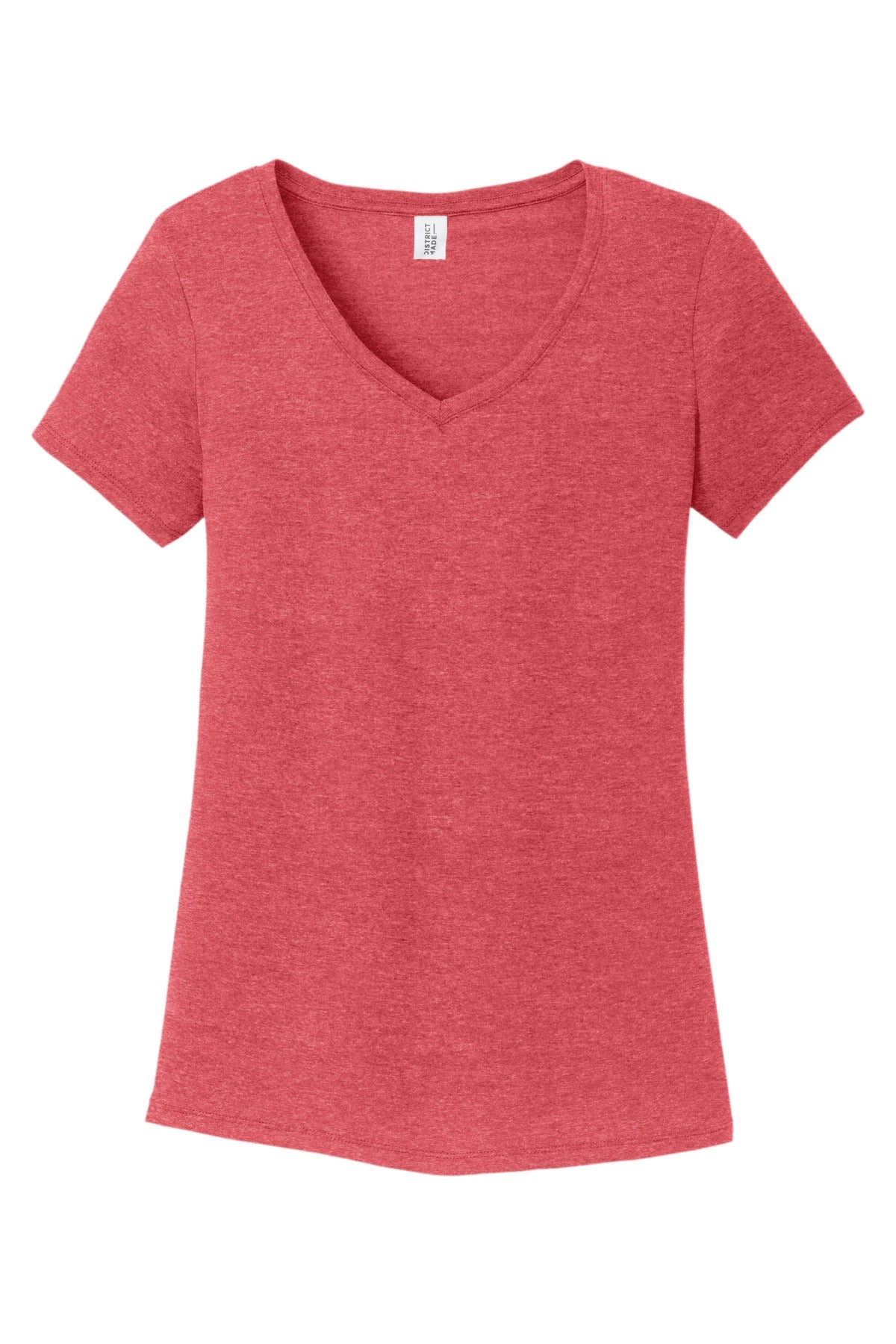 District Women's Perfect Tri V-Neck Tee - Red Frost