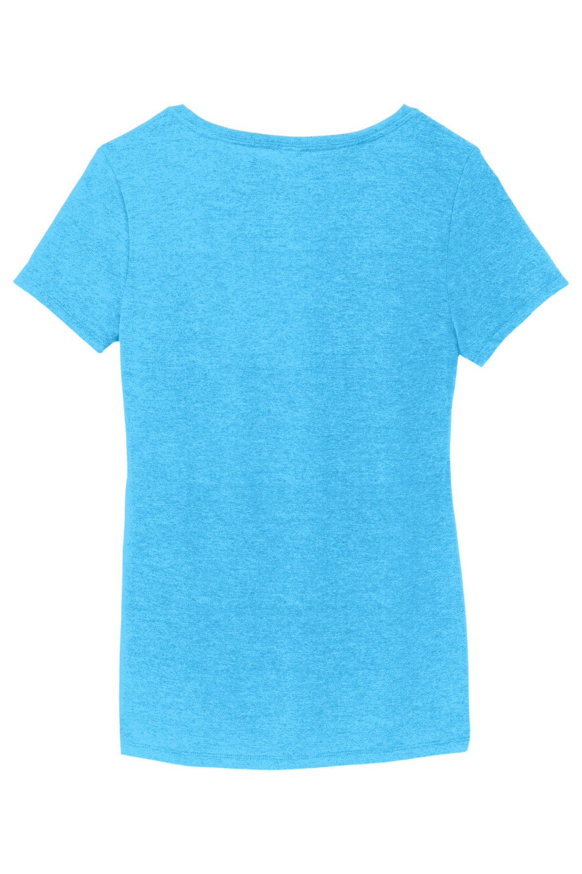 District Women's Perfect Tri V-Neck Tee - Turquoise Frost