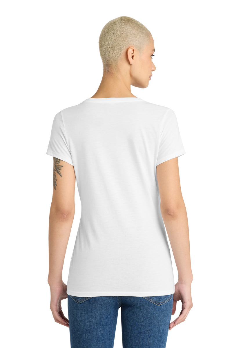 District Women's Perfect Tri V-Neck Tee - White
