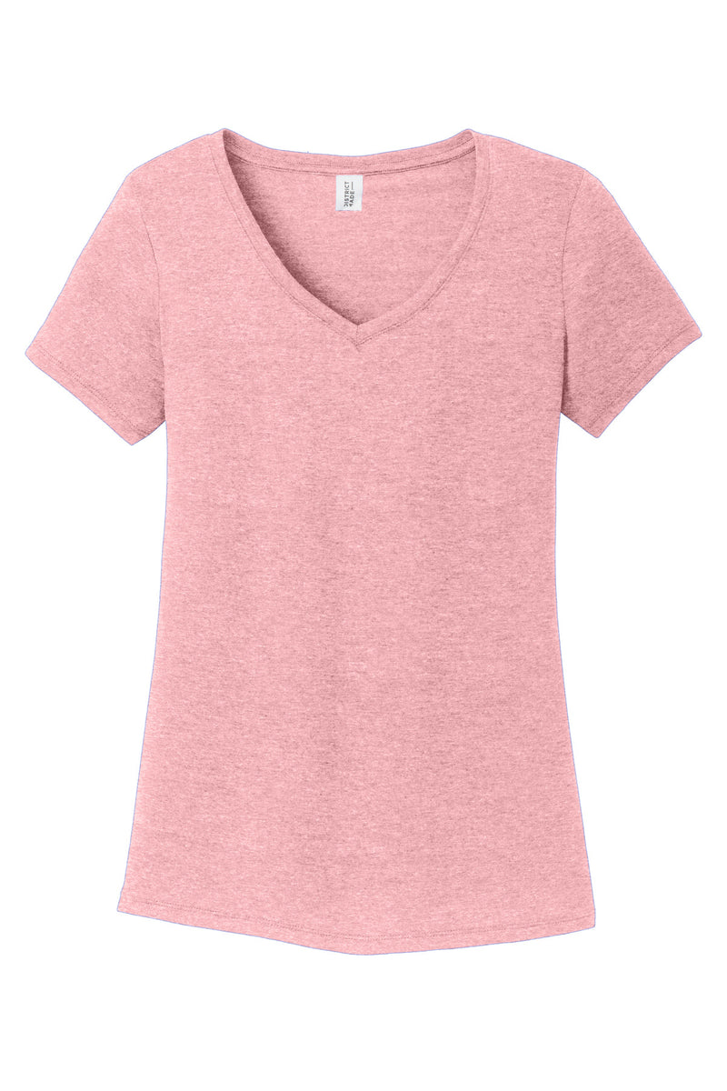 District Women's Perfect Tri V-Neck Tee - Wisteria Heather