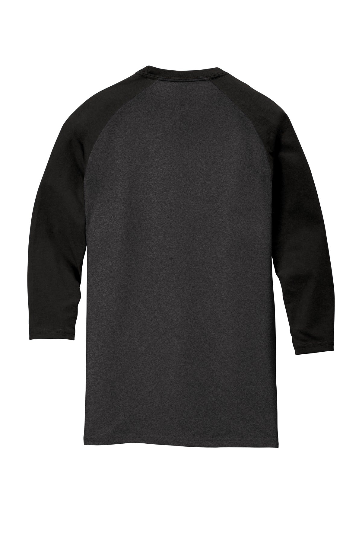 District  Perfect Tri 3/4-Sleeve Raglan - Black/ Black Frost
