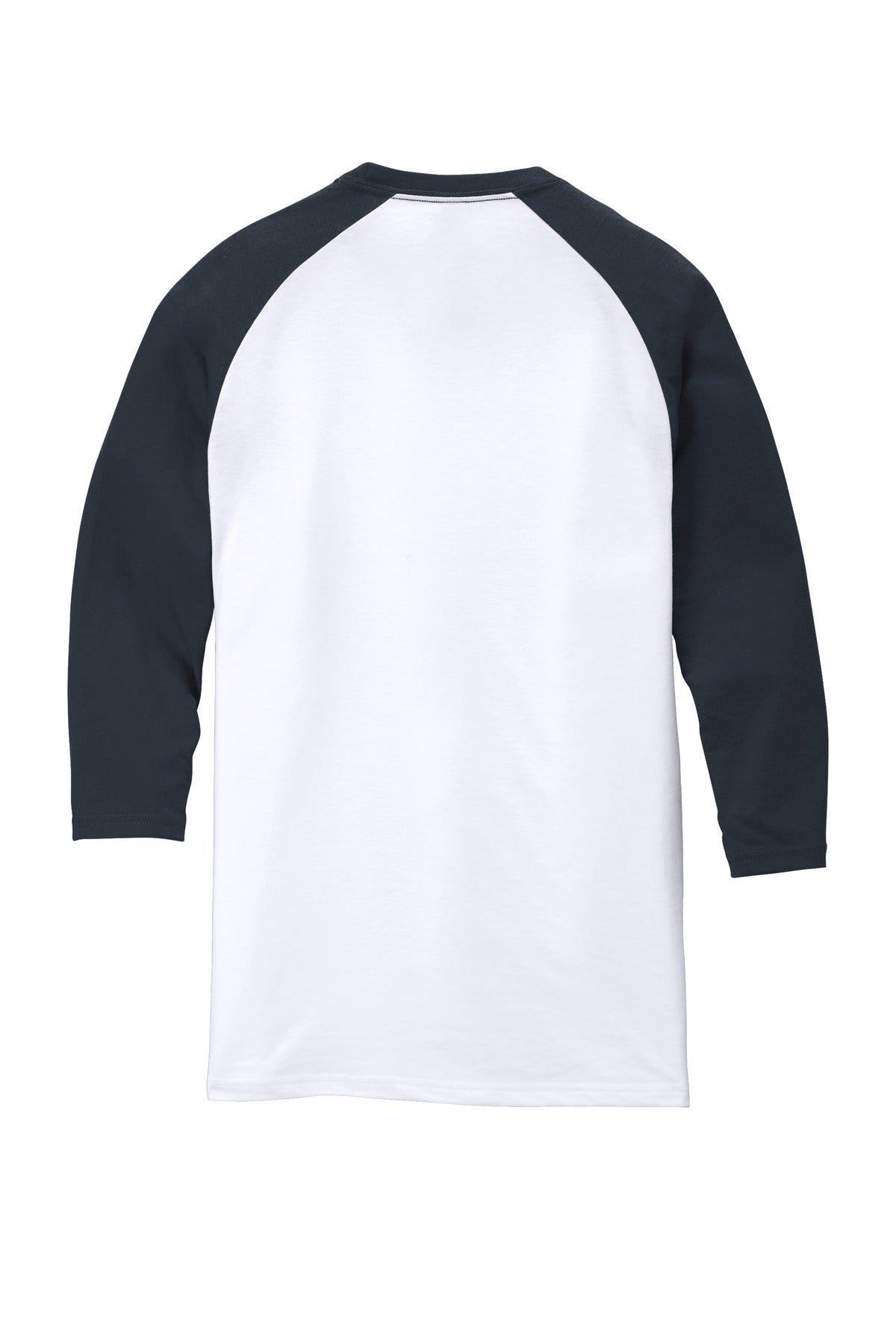District  Perfect Tri 3/4-Sleeve Raglan - New Navy/ White
