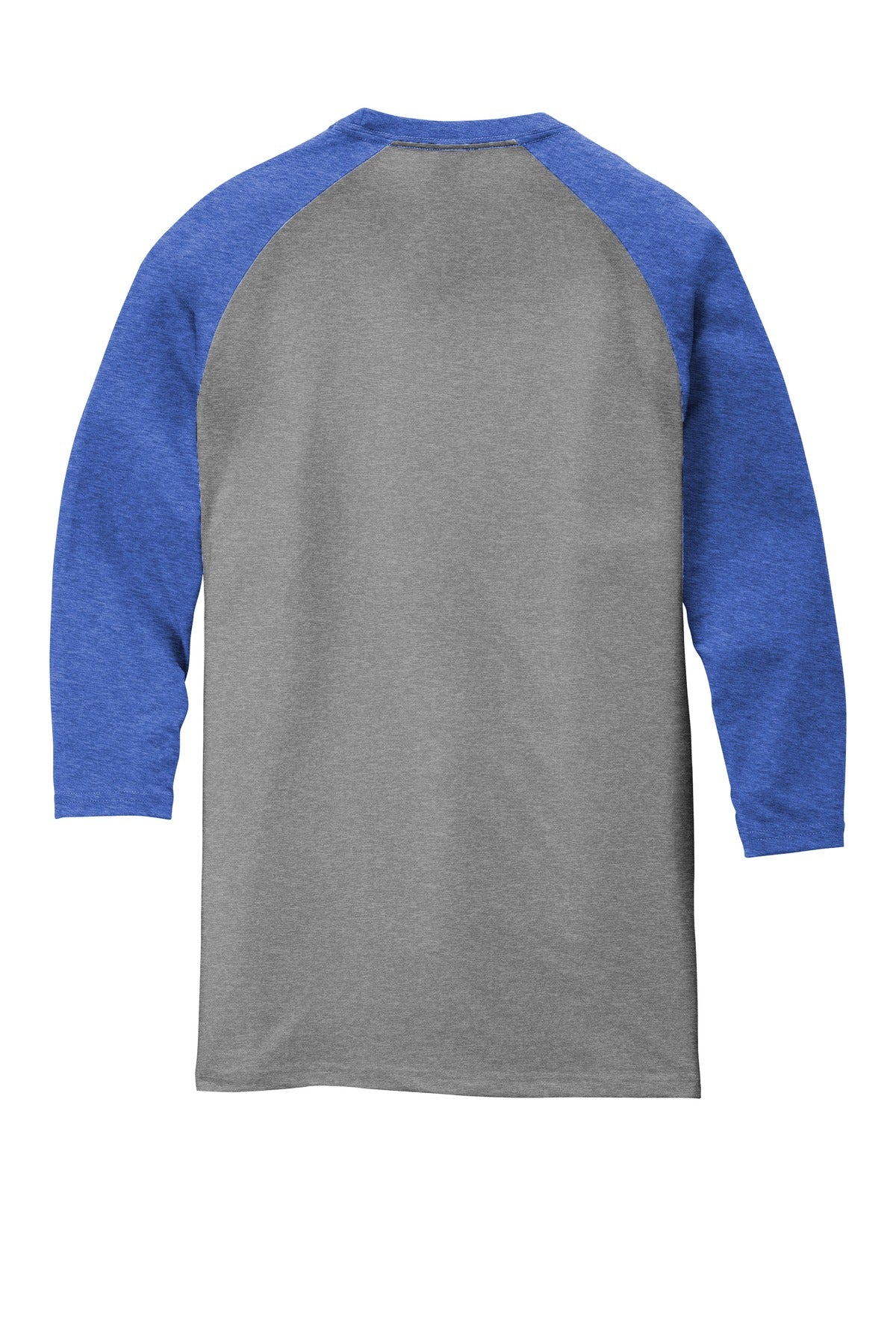 District  Perfect Tri 3/4-Sleeve Raglan - Royal Frost/ Grey Frost