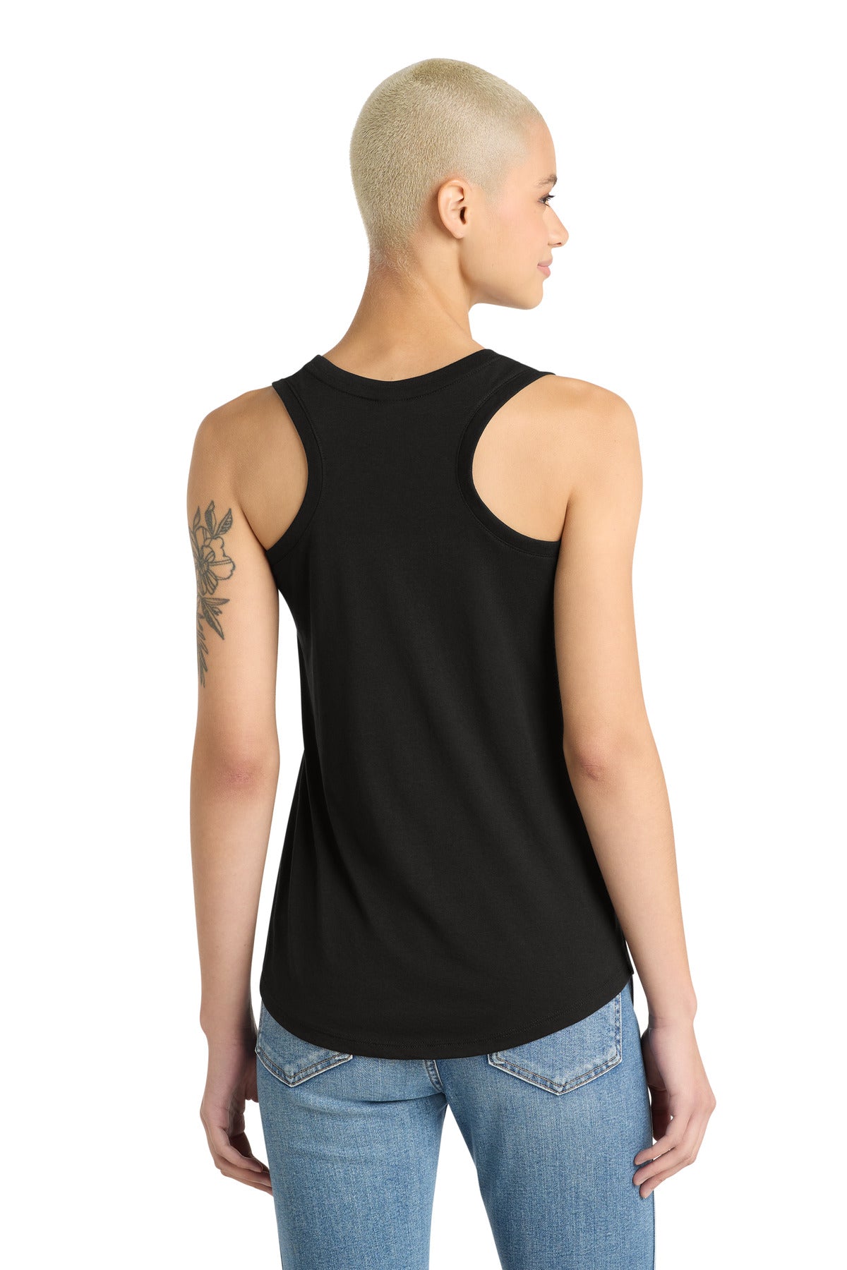 District  Women's Perfect Tri Racerback Tank - Black