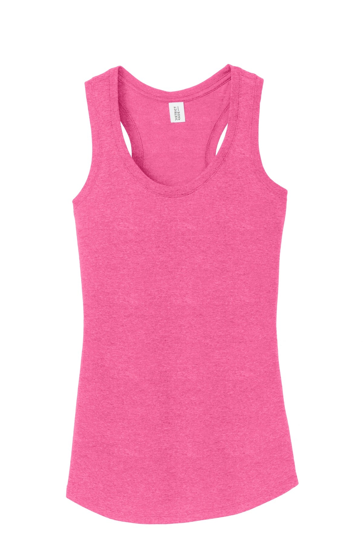 District  Women's Perfect Tri Racerback Tank - Fuchsia Frost