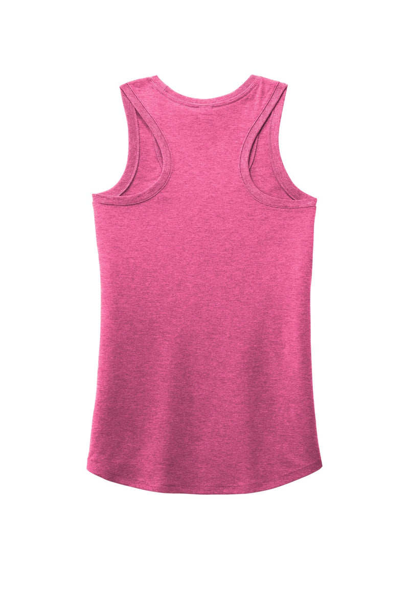 District  Women's Perfect Tri Racerback Tank - Fuchsia Frost