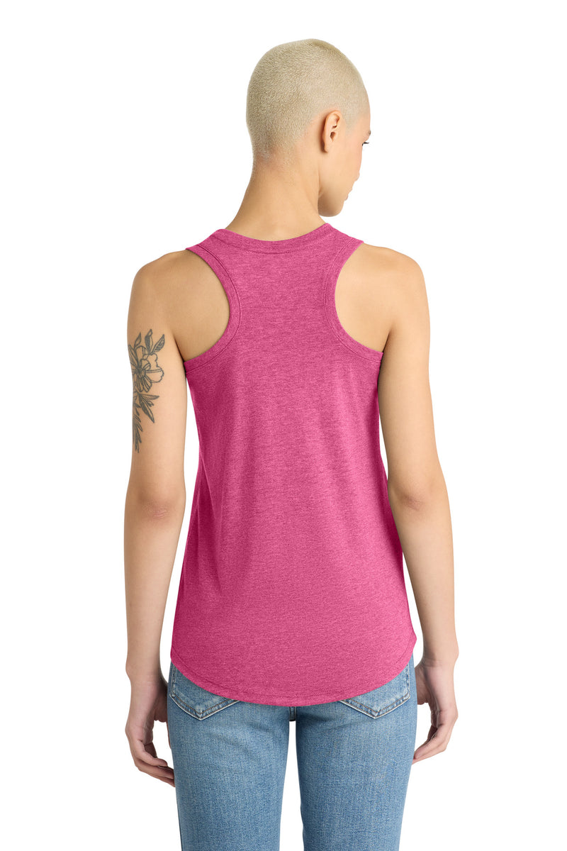 District  Women's Perfect Tri Racerback Tank - Fuchsia Frost